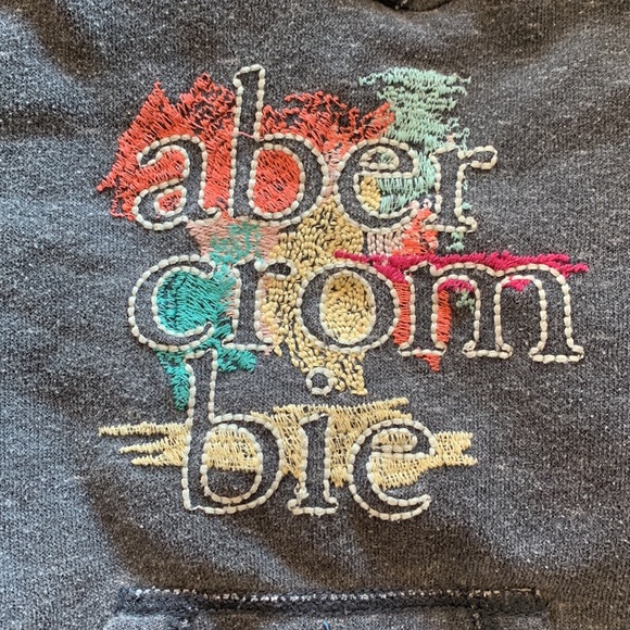 Abercrombie Kids Grey Hoodie - Picture 2 of 3